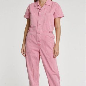 Pistola Denim Pink Jumpsuit